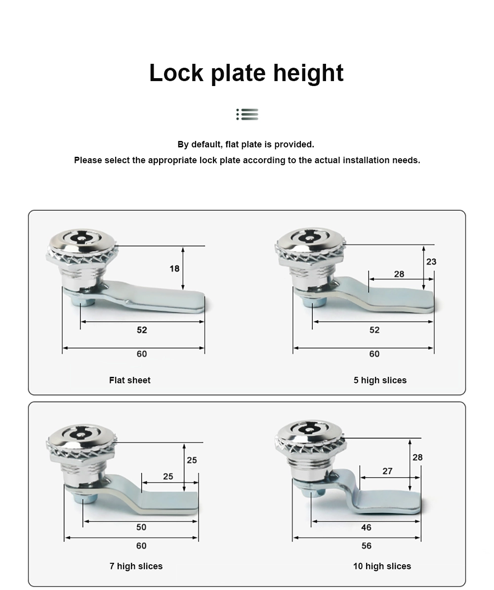 Triangle Lock Electric Cabinet Door Lock