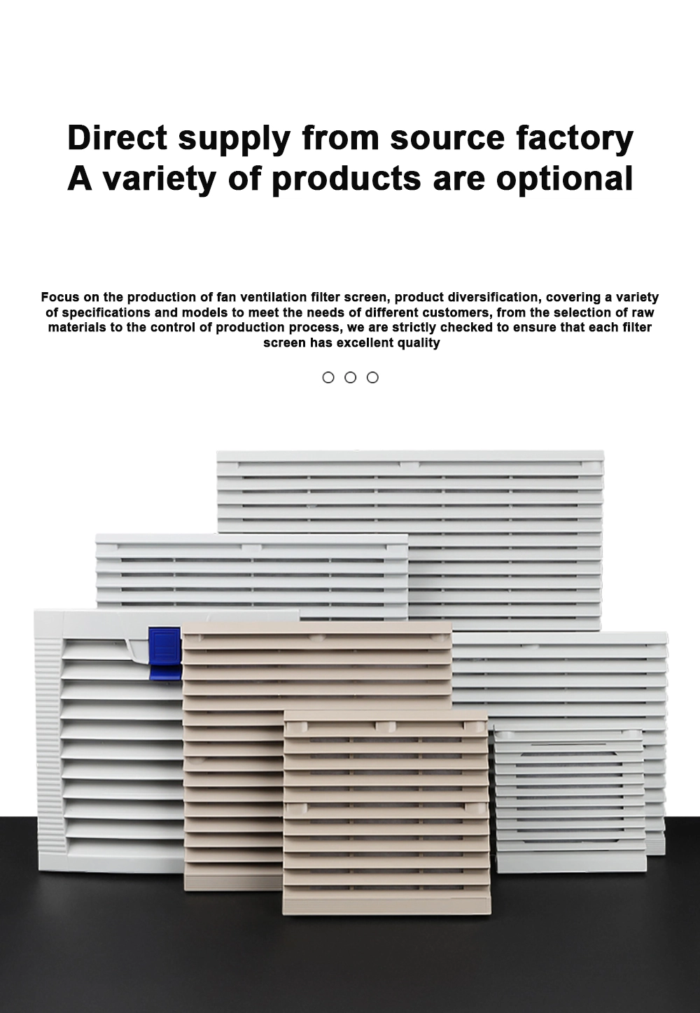 Heat Dissipation Plastic Dust Cover